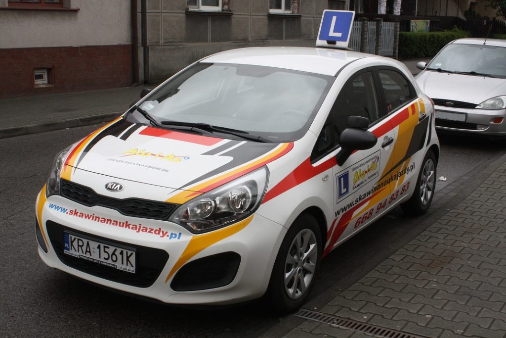 Nasza Kia Rio na zajęciach