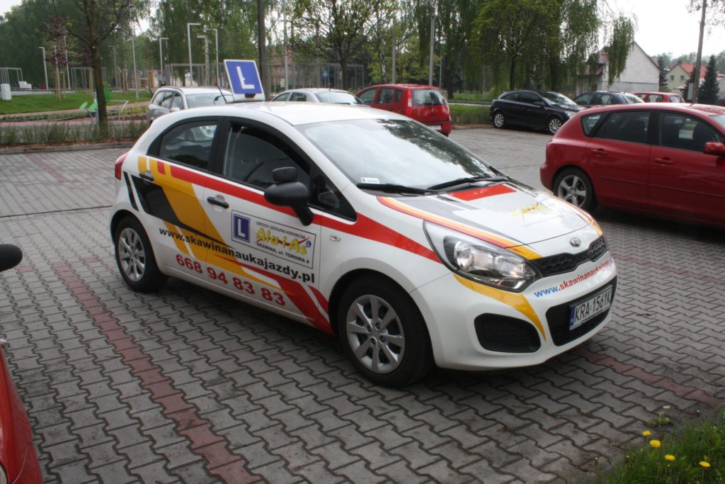 Kia Rio na zajęciach