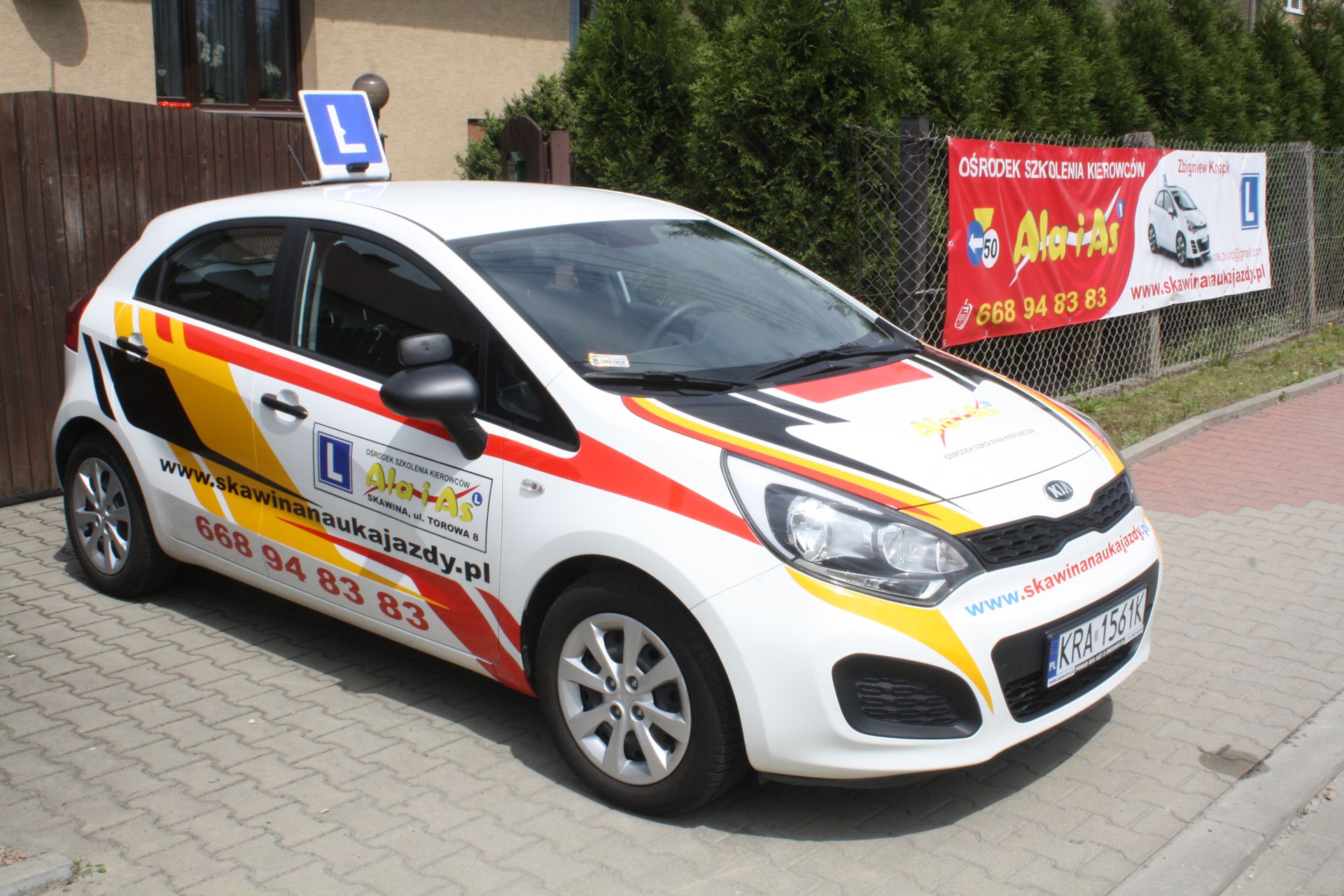 Nasza Kia Rio na zajęciach