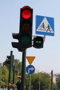 Skrzyżowanie z sygnalizacją świetlną